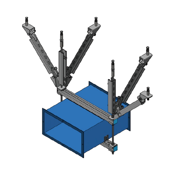 风管侧纵向抗震支架